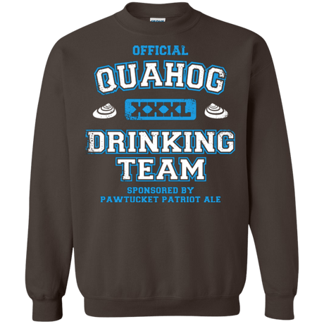 Sweatshirts Dark Chocolate / Small Quahog Drinking Team Crewneck Sweatshirt