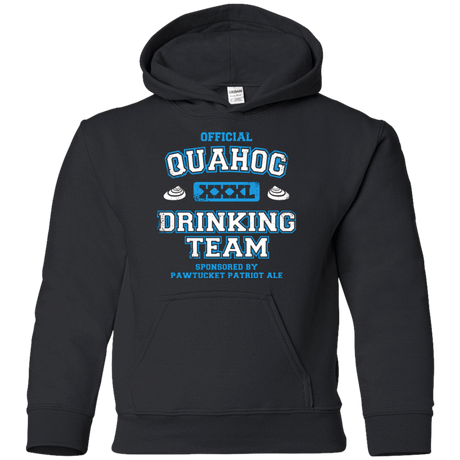 Sweatshirts Black / YS Quahog Drinking Team Youth Hoodie