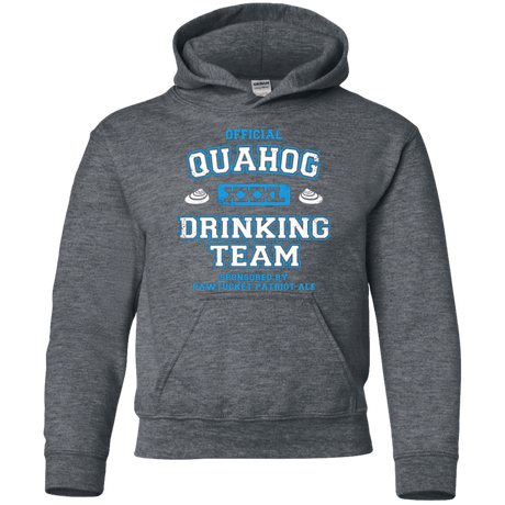 Sweatshirts Dark Heather / YS Quahog Drinking Team Youth Hoodie