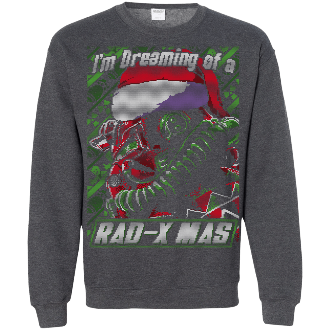 Sweatshirts Dark Heather / S RAD XMAS Crewneck Sweatshirt
