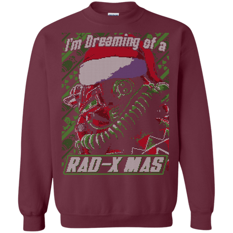 Sweatshirts Maroon / S RAD XMAS Crewneck Sweatshirt