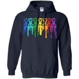 Sweatshirts Navy / Small Rainbow Creeps Pullover Hoodie