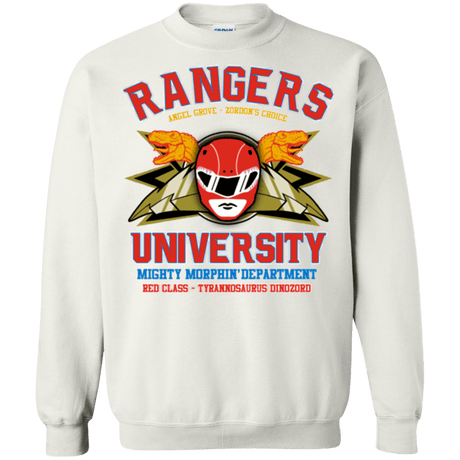 Sweatshirts White / Small Rangers U - Red Ranger Crewneck Sweatshirt