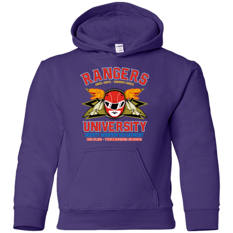 Sweatshirts Purple / YS Rangers U - Red Ranger Youth Hoodie