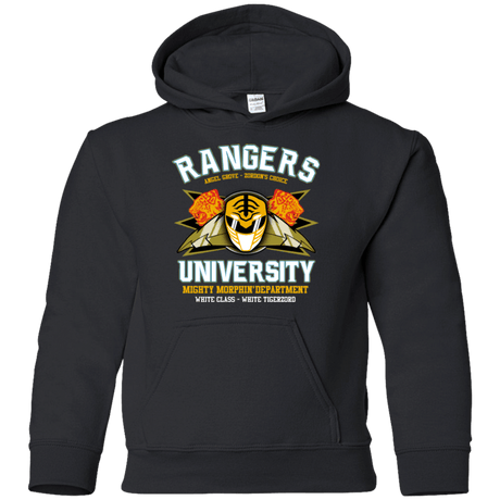 Sweatshirts Black / YS Rangers U White Ranger Youth Hoodie