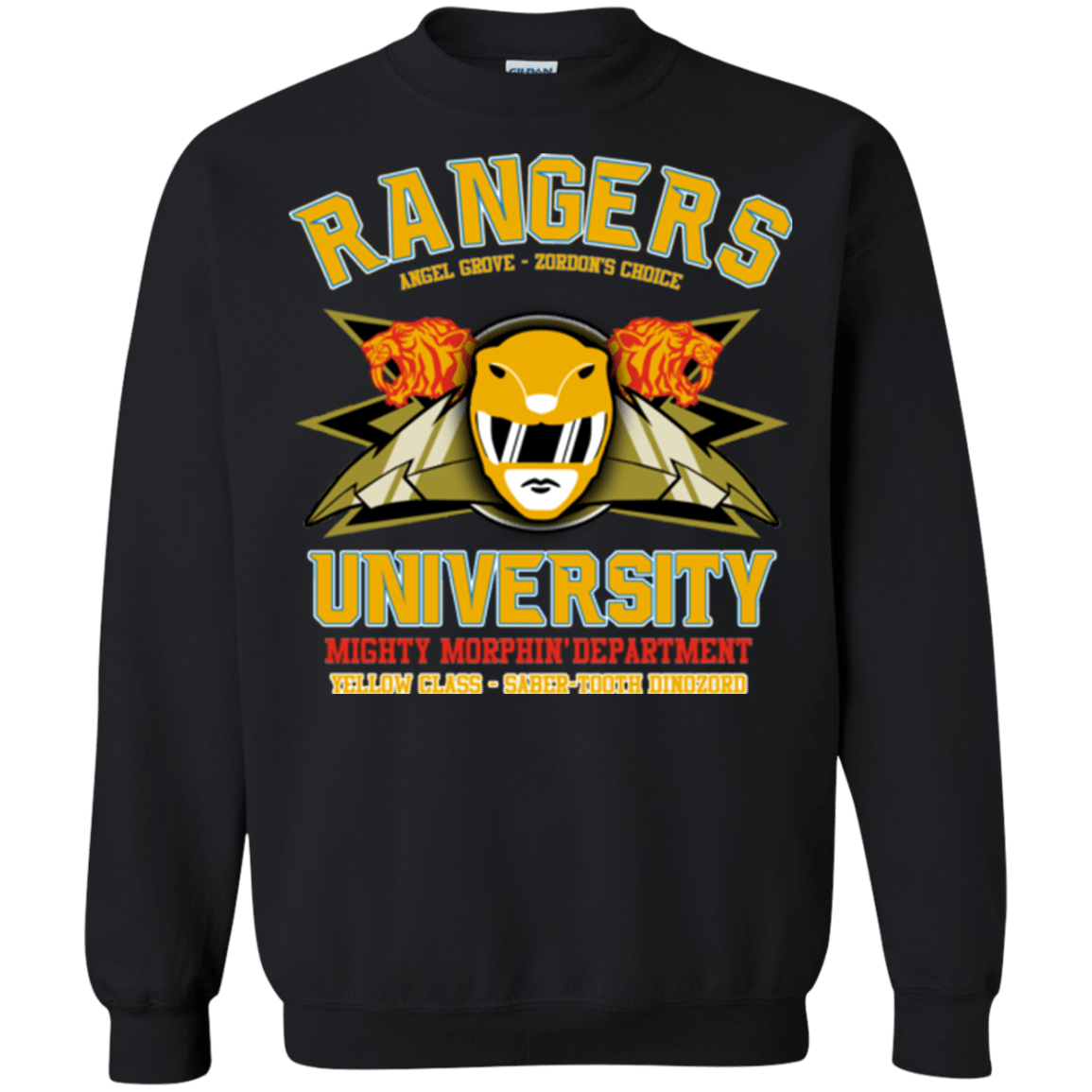 Sweatshirts Black / Small Rangers U Yellow Ranger Crewneck Sweatshirt