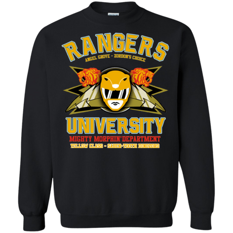 Sweatshirts Black / Small Rangers U Yellow Ranger Crewneck Sweatshirt