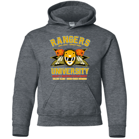 Sweatshirts Dark Heather / YS Rangers U Yellow Ranger Youth Hoodie