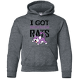 Sweatshirts Dark Heather / YS Rats on rats on rats Youth Hoodie