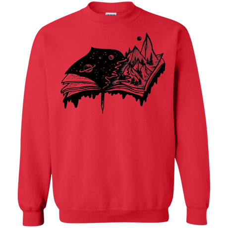 Sweatshirts Red / S Reading is Life Crewneck Sweatshirt