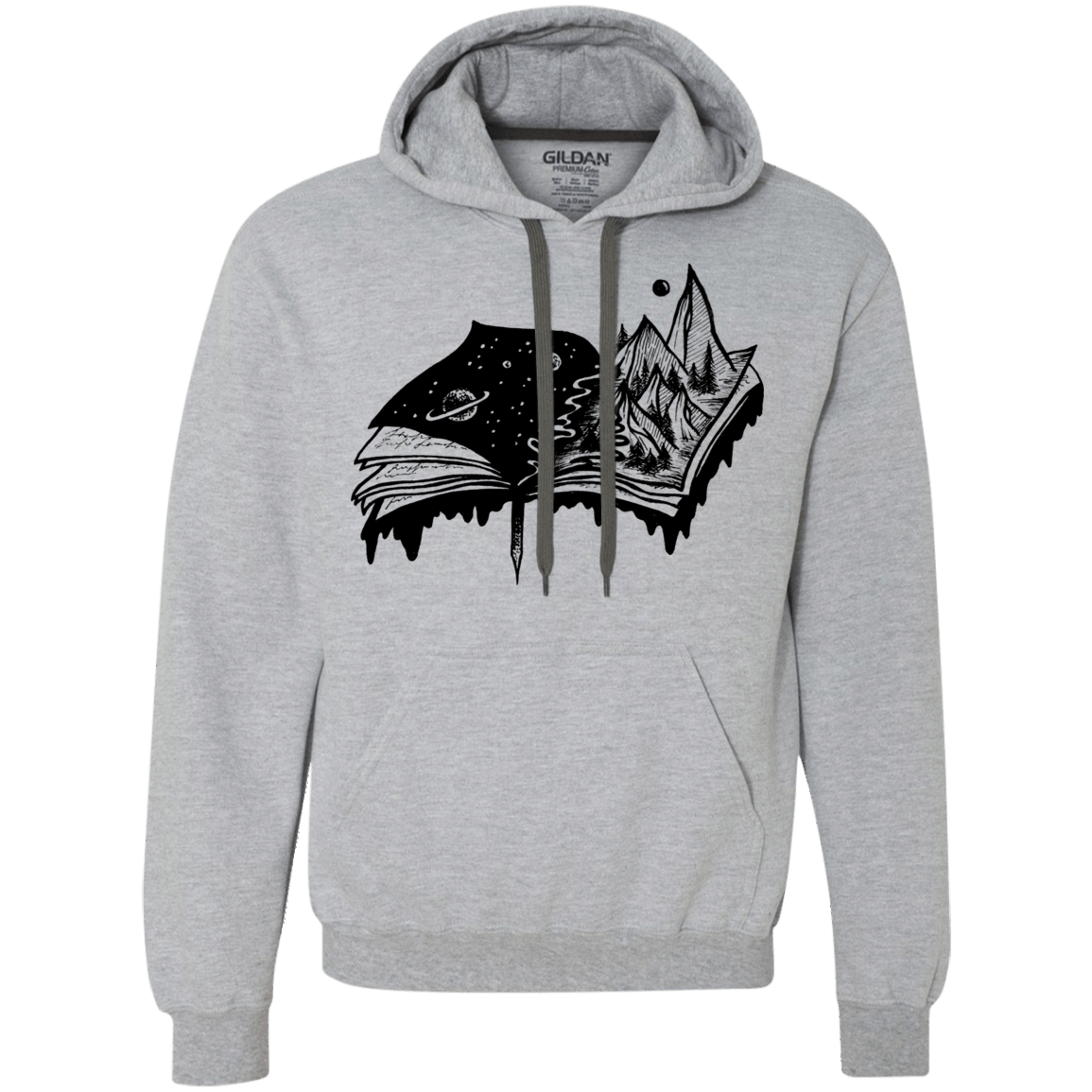 Sweatshirts Sport Grey / S Reading is Life Premium Fleece Hoodie