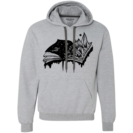 Sweatshirts Sport Grey / S Reading is Life Premium Fleece Hoodie