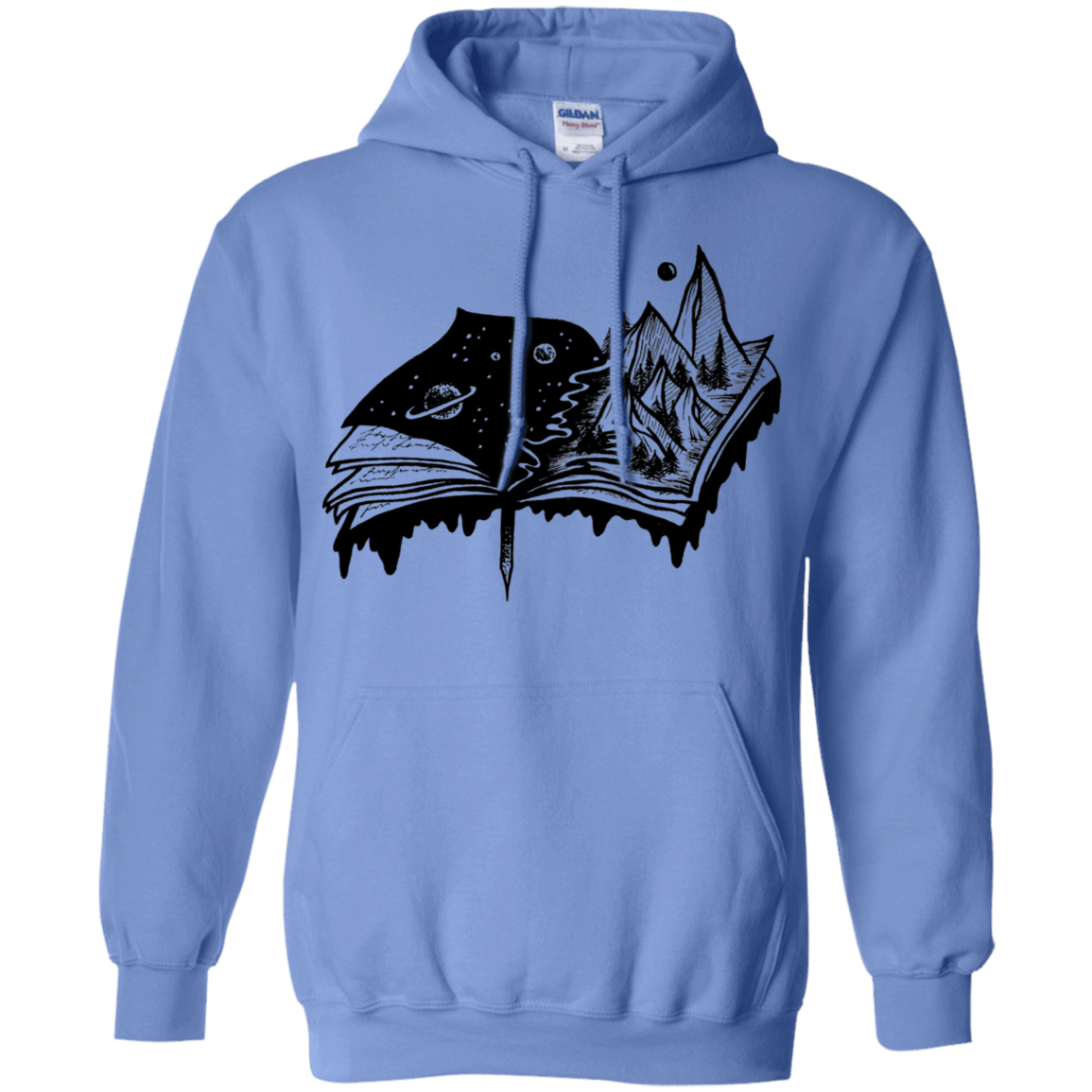 Sweatshirts Carolina Blue / S Reading is Life Pullover Hoodie