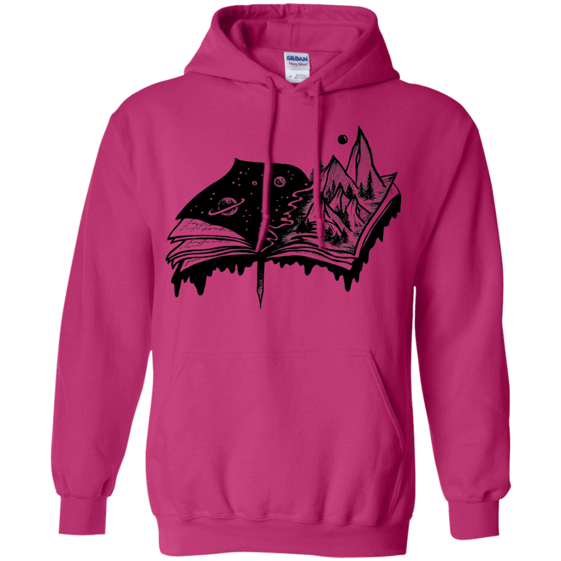 Sweatshirts Heliconia / S Reading is Life Pullover Hoodie