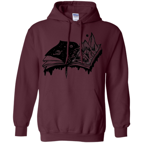 Sweatshirts Maroon / S Reading is Life Pullover Hoodie