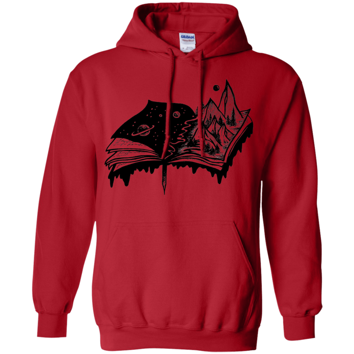 Sweatshirts Red / S Reading is Life Pullover Hoodie