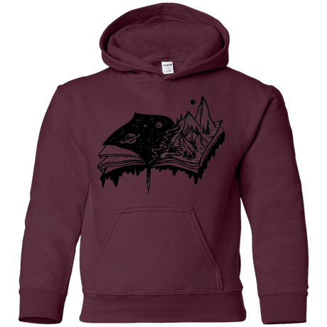 Sweatshirts Maroon / YS Reading is Life Youth Hoodie