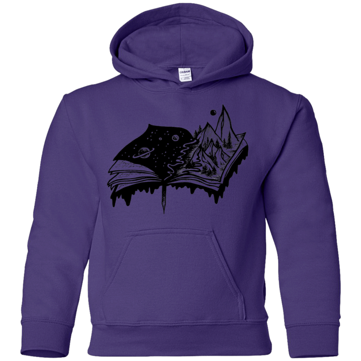 Sweatshirts Purple / YS Reading is Life Youth Hoodie