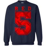 Sweatshirts Navy / Small Red 5 Crewneck Sweatshirt