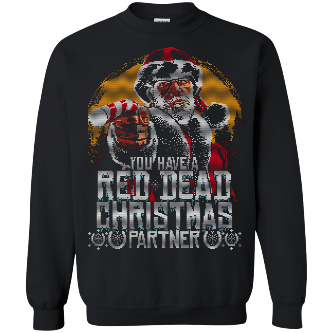 Sweatshirts Black / S RED DEAD CHRISTMAS Crewneck Sweatshirt