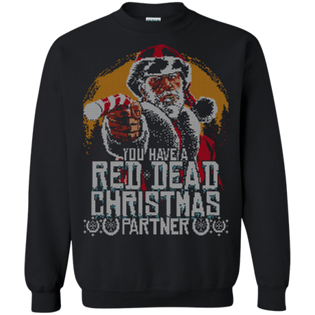 Sweatshirts Black / S RED DEAD CHRISTMAS Crewneck Sweatshirt