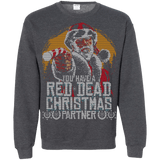 Sweatshirts Dark Heather / S RED DEAD CHRISTMAS Crewneck Sweatshirt