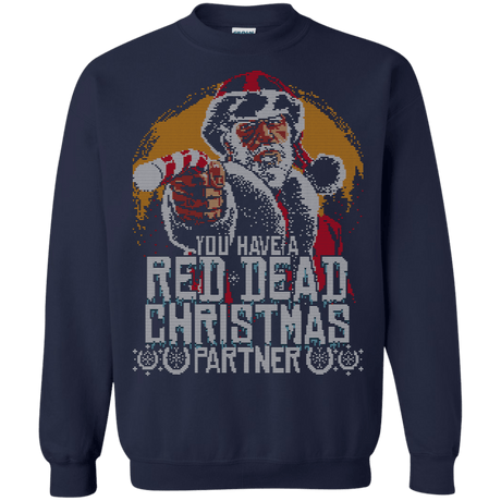 Sweatshirts Navy / S RED DEAD CHRISTMAS Crewneck Sweatshirt