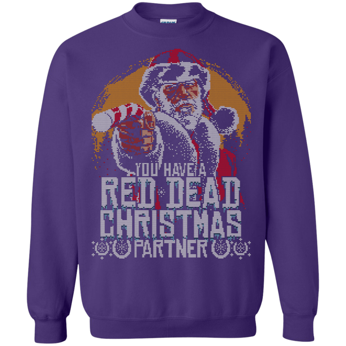 Sweatshirts Purple / S RED DEAD CHRISTMAS Crewneck Sweatshirt
