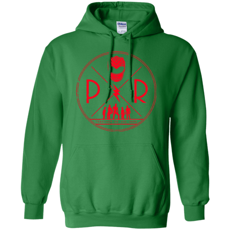 Sweatshirts Irish Green / Small Red Power Pullover Hoodie