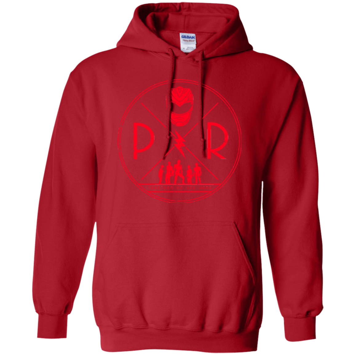 Sweatshirts Red / Small Red Power Pullover Hoodie