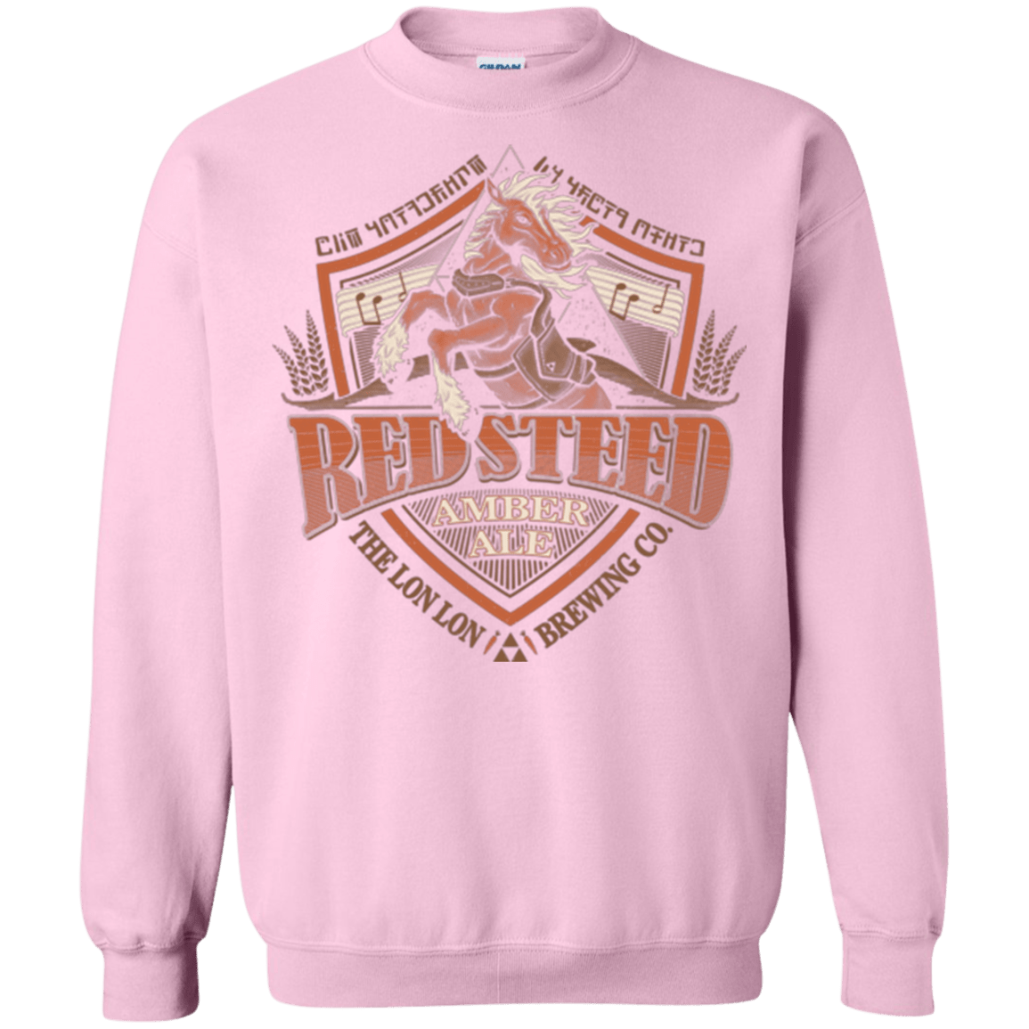 Sweatshirts Light Pink / Small Red Steed Amber Ale Crewneck Sweatshirt