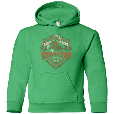 Sweatshirts Irish Green / YS Red Steed Amber Ale Youth Hoodie