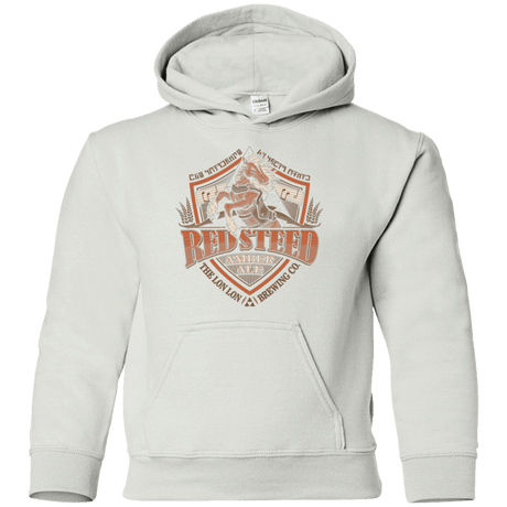 Sweatshirts White / YS Red Steed Amber Ale Youth Hoodie