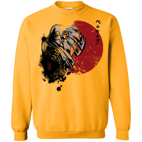 Sweatshirts Gold / Small Red Sun Guts Crewneck Sweatshirt