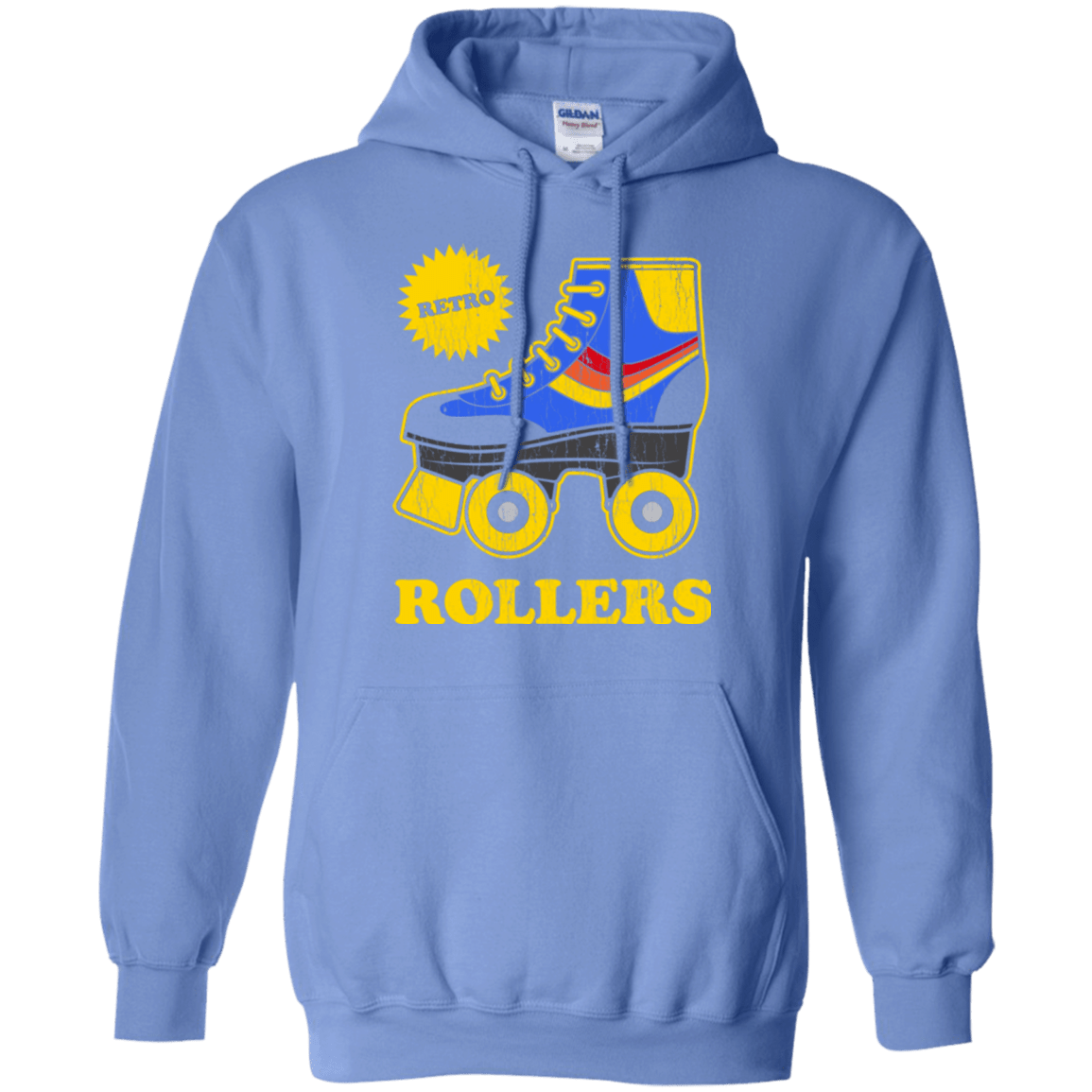 Sweatshirts Carolina Blue / Small Retro rollers Pullover Hoodie