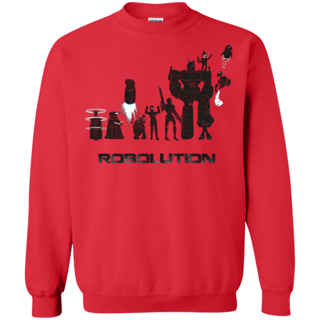 Sweatshirts Red / Small Robolution Crewneck Sweatshirt