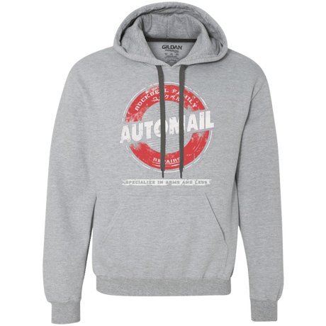 Sweatshirts Sport Grey / Small Rockbell Automail Premium Fleece Hoodie