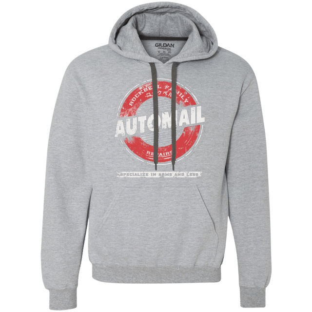 Sweatshirts Sport Grey / Small Rockbell Automail Premium Fleece Hoodie