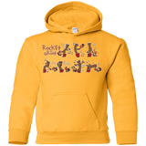 Sweatshirts Gold / YS Rocket and Groot Youth Hoodie