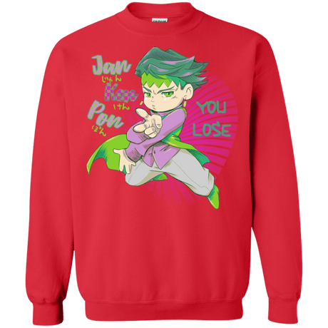 Sweatshirts Red / S Rohan Kishibe Crewneck Sweatshirt