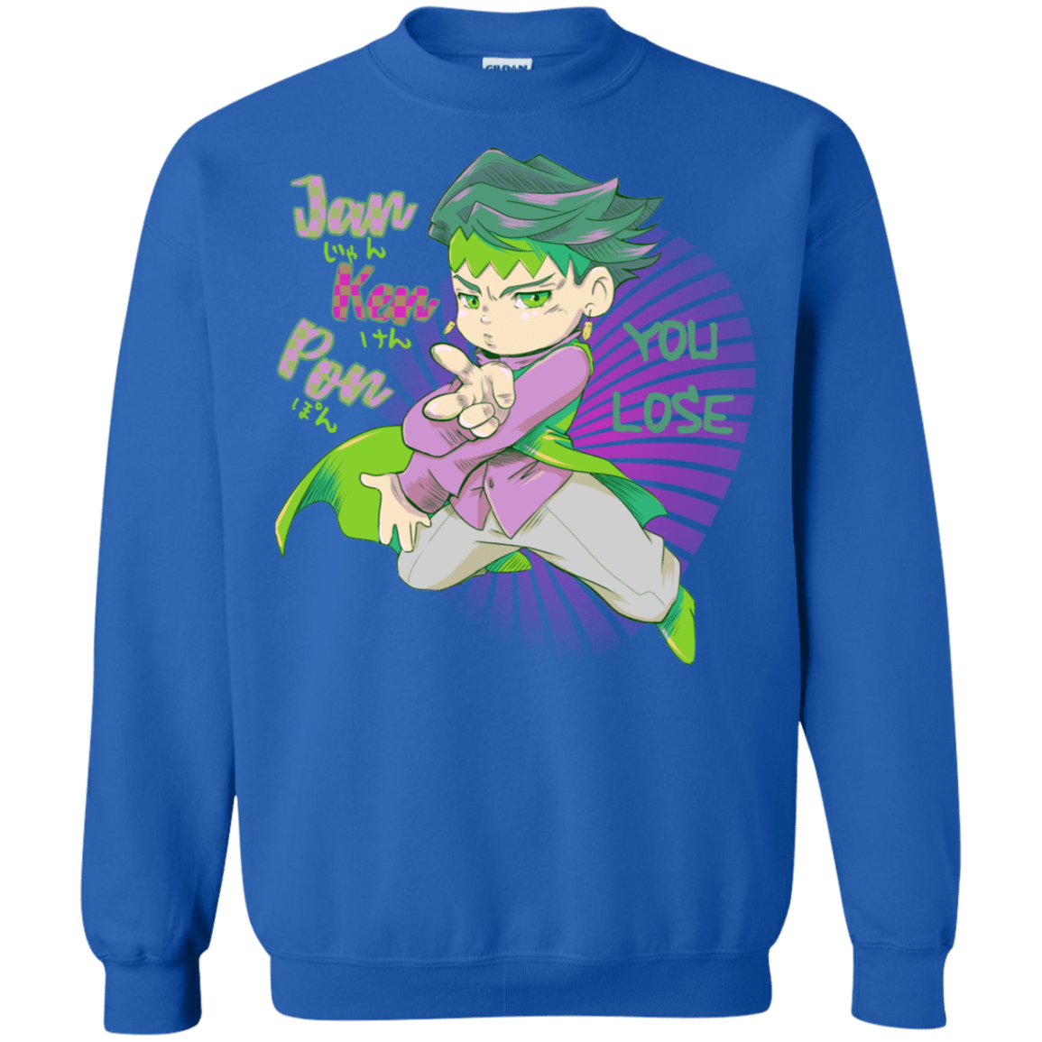 Sweatshirts Royal / S Rohan Kishibe Crewneck Sweatshirt