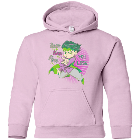 Sweatshirts Light Pink / YS Rohan Kishibe Youth Hoodie