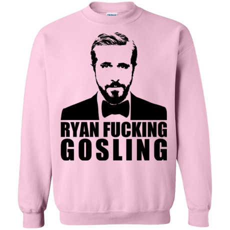 Sweatshirts Light Pink / Small Ryan Fucking Gosling Crewneck Sweatshirt