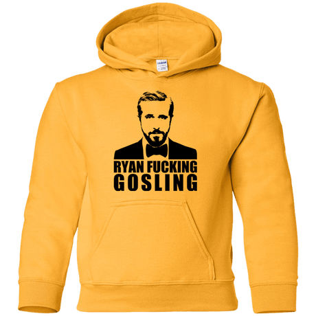 Sweatshirts Gold / YS Ryan Fucking Gosling Youth Hoodie