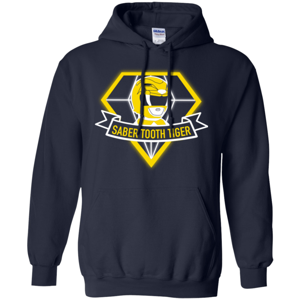 Sweatshirts Navy / Small Saber Tooth Tiger Pullover Hoodie