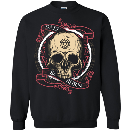 Sweatshirts Black / Small Salt and Burn Crewneck Sweatshirt