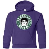Sweatshirts Purple / YS Scarbucks Youth Hoodie