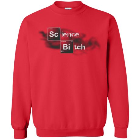 Sweatshirts Red / Small Science Bitch Crewneck Sweatshirt