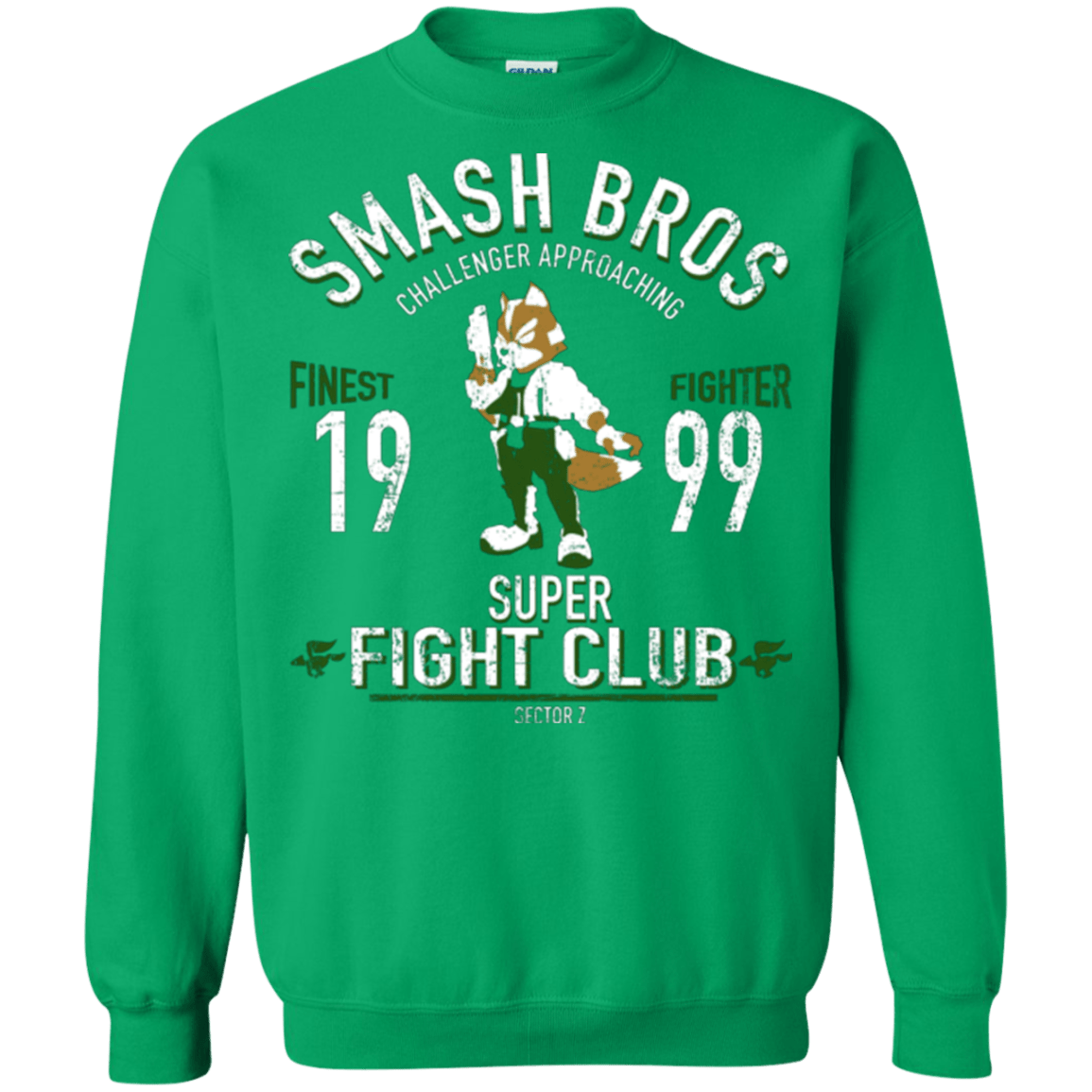Sweatshirts Irish Green / Small Sector Z Fighter Crewneck Sweatshirt