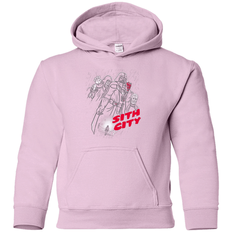 Sweatshirts Light Pink / YS Sith city Youth Hoodie